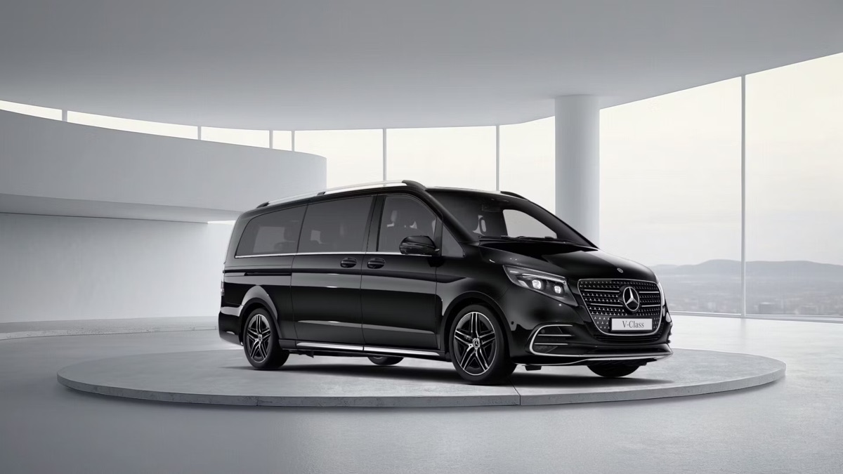 Mercedes chauffeur service vehicle
